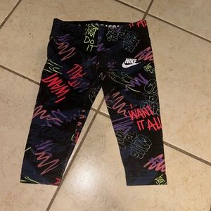 Nike leggings little girl size small